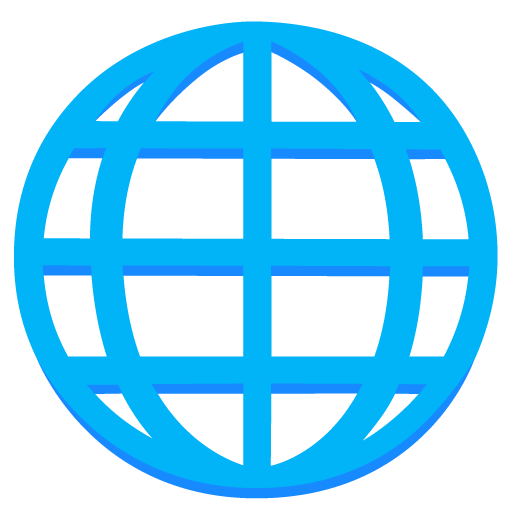 Icon of a globe